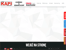 Tablet Screenshot of meble.kapi.org.pl